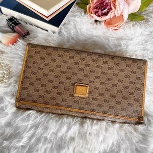 Vintage GUCCI monogram wallet